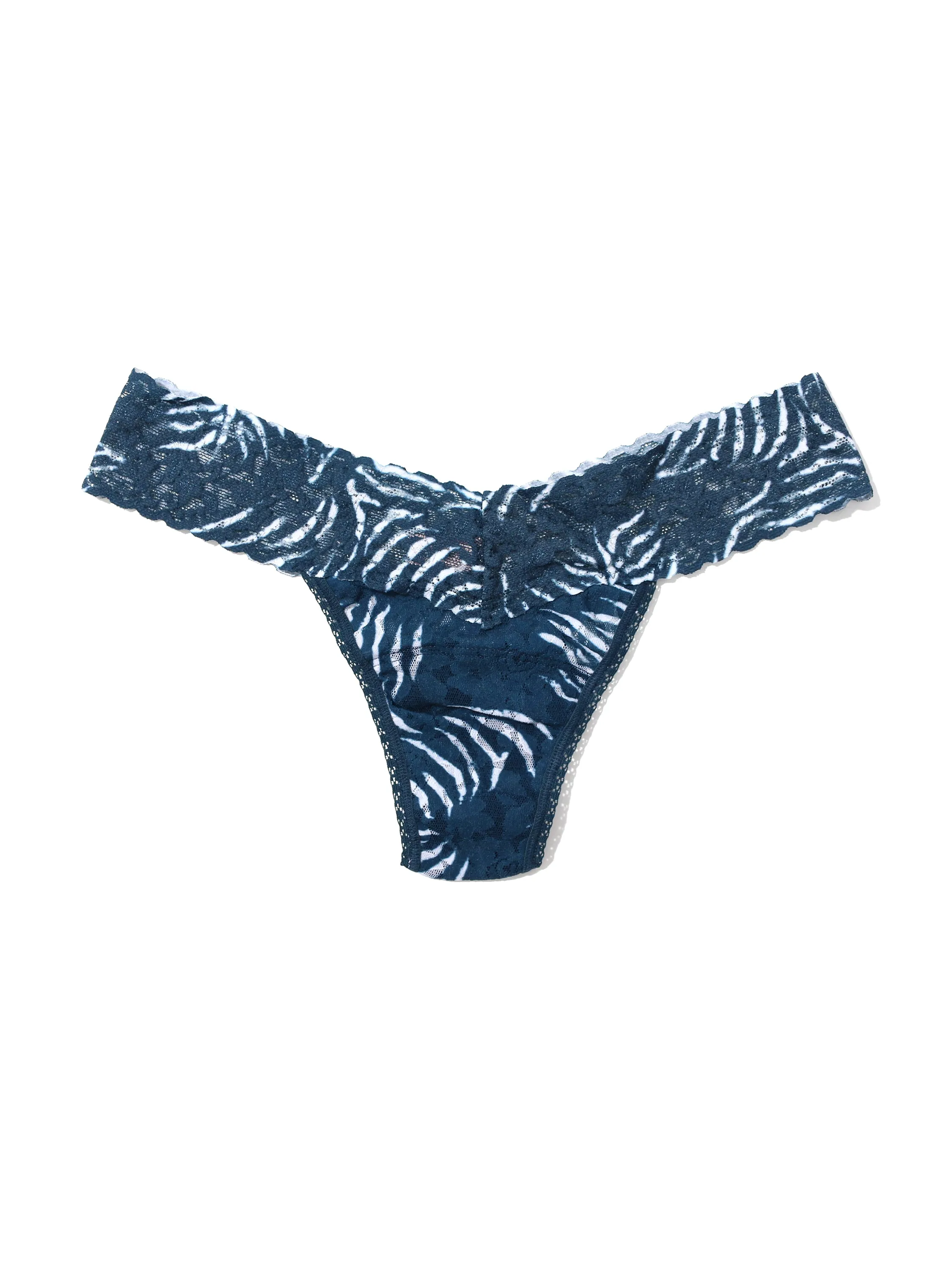 Printed Signature Lace Low Rise Thong Runaway Sale sold by Hanky Panky