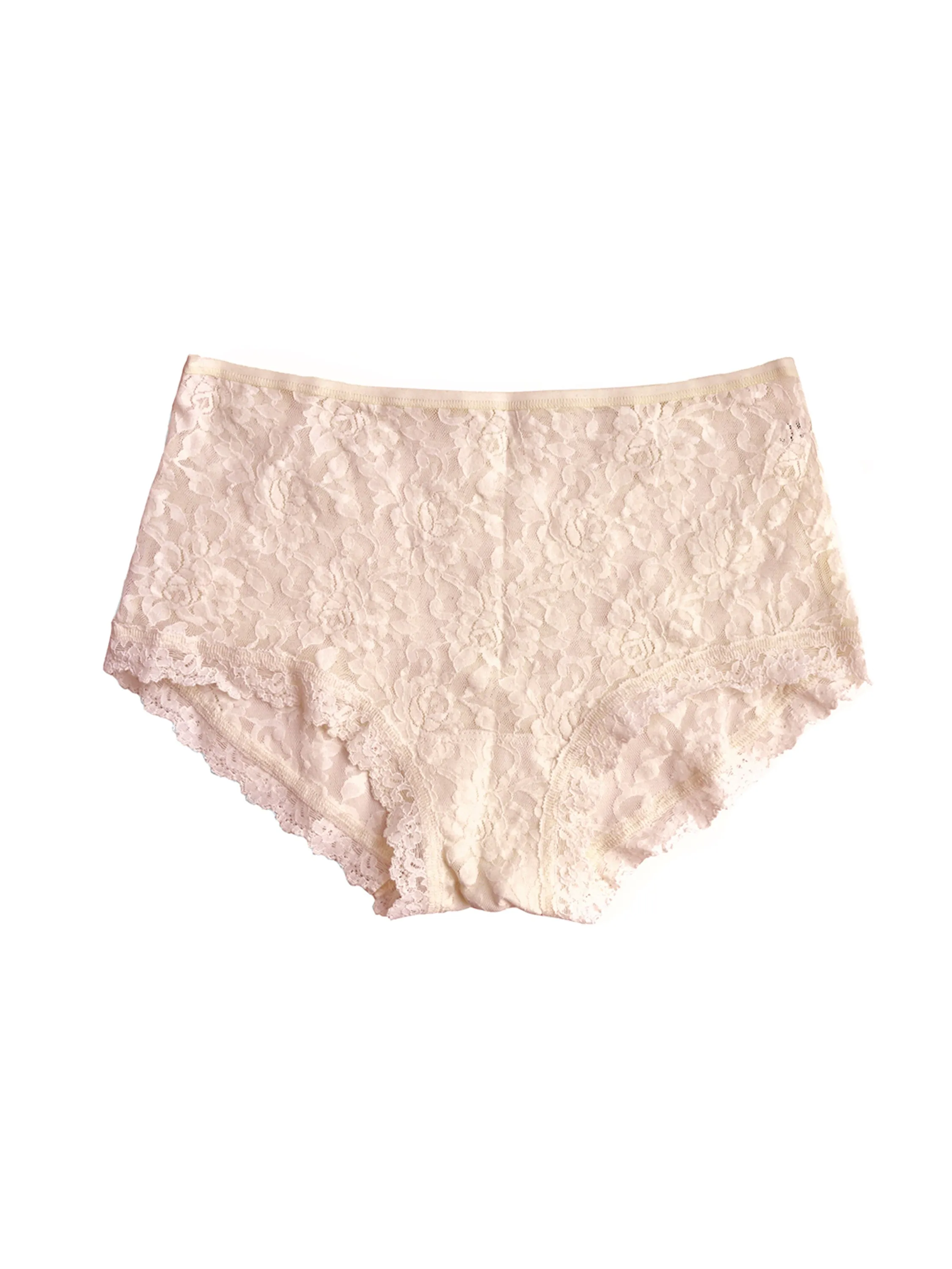 Plus Size Signature Lace High Waist Brief Chai sold by Hanky Panky product image thumbnail 2