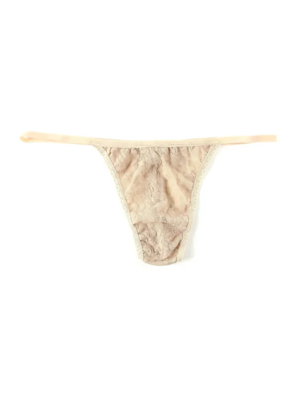 Signature Lace® High Rise G-String Chai Sale sold by Hanky Panky