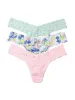 3 Pack Low Rise Thongs Low Brush Stroke Sale sold by Hanky Panky