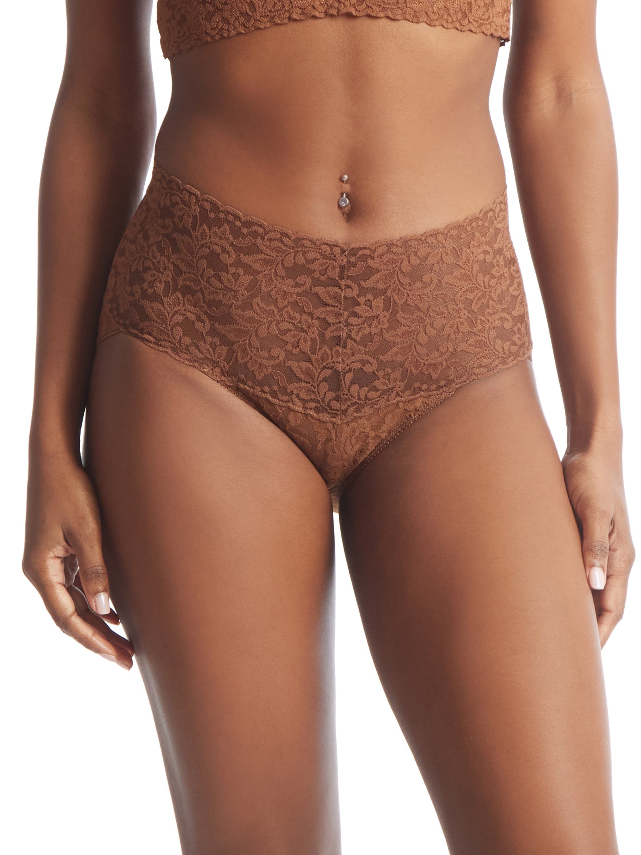 Retro Lace V-Kini sold by Hanky Panky product image thumbnail 5