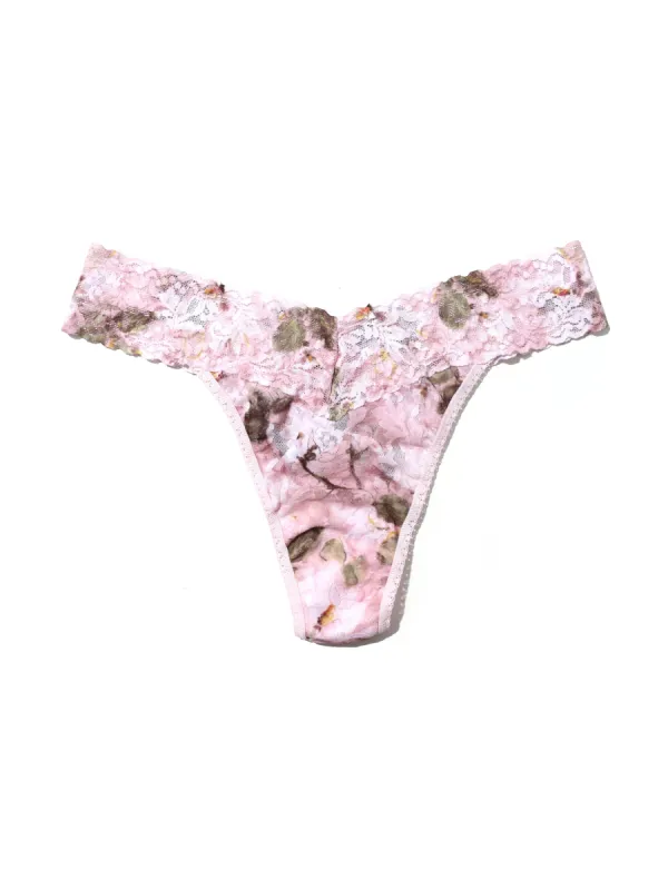 Printed Signature Lace Original Rise Antique Lily Sale made by Hanky Panky