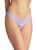 Signature Lace Low Rise Thong Wisteria Purple Sale sold by Hanky Panky