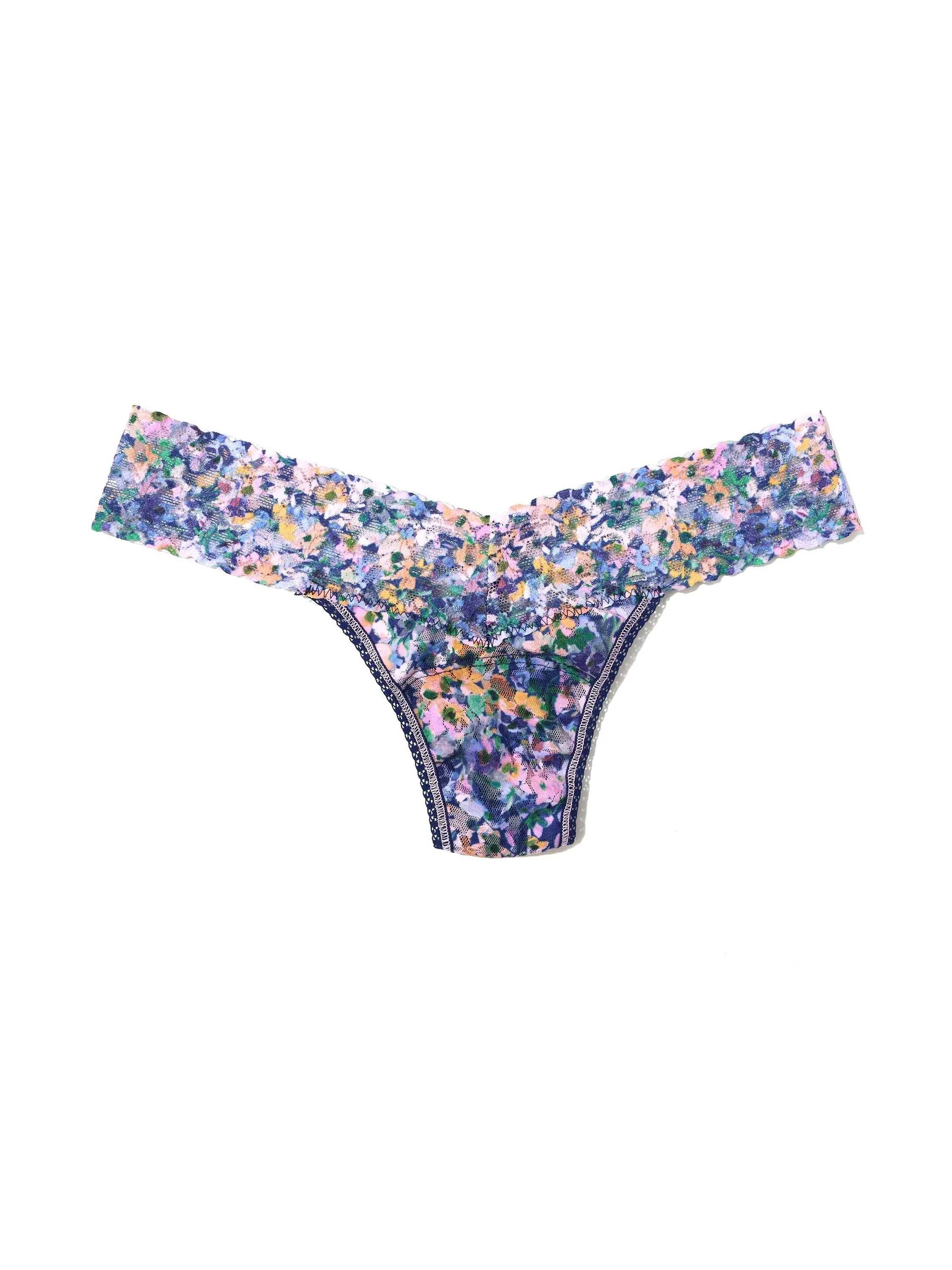 Printed Signature Lace Low Rise Thong Staycation Sale sold by Hanky Panky product image thumbnail 2