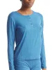 MellowLuxe™ Long Sleeve Top Storm Cloud Blue Sale sold by Hanky Panky