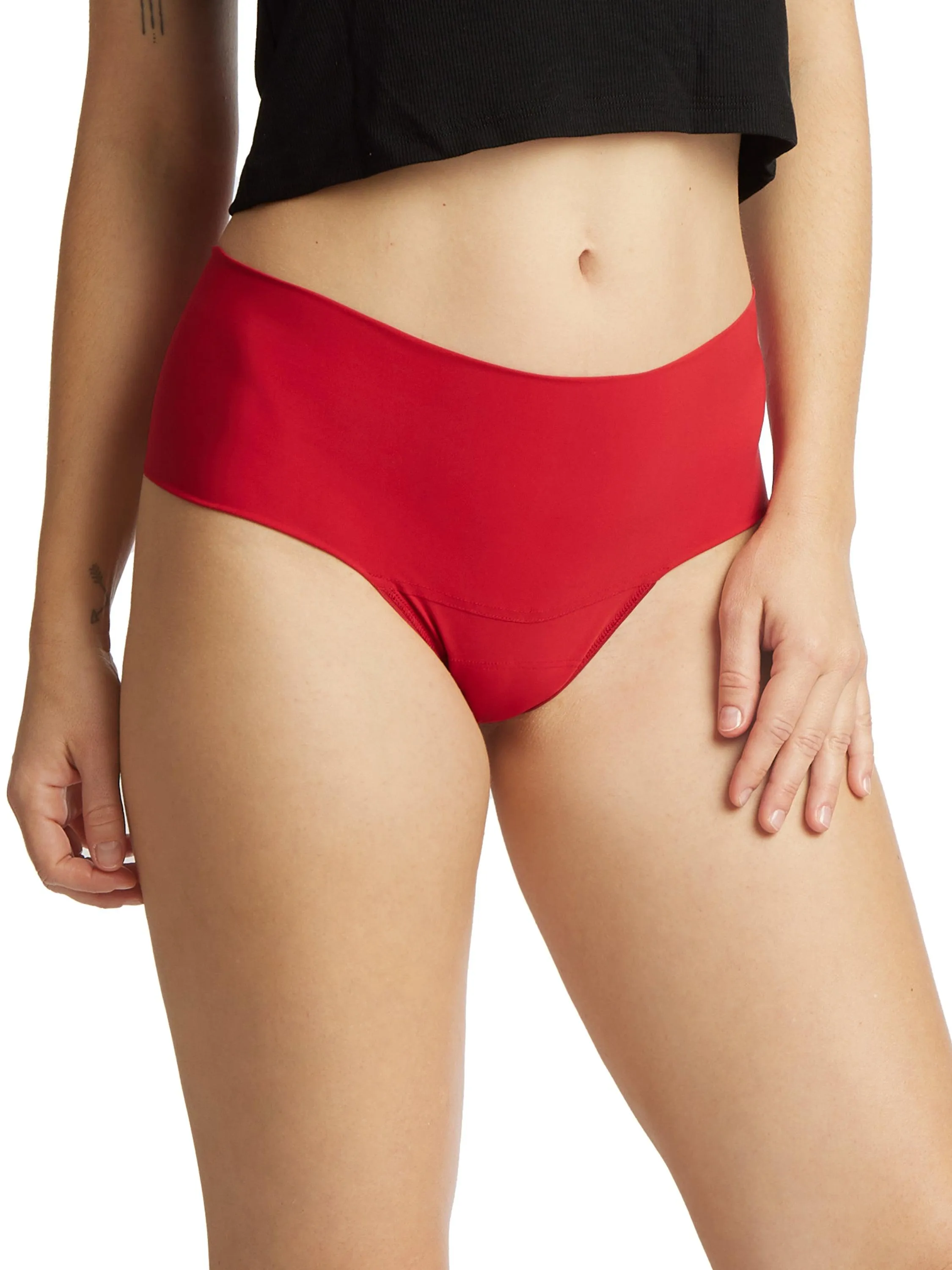BreatheSoft® High Rise Thong Cherryade sold by Hanky Panky product image thumbnail 3