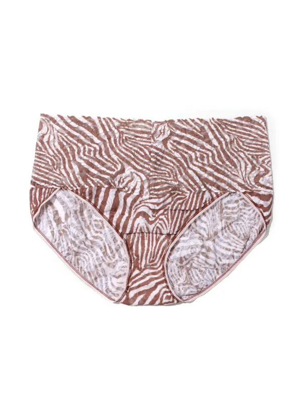 Plus Size Printed Retro Lace V-Kini Hide And Seek Sale sold by Hanky Panky