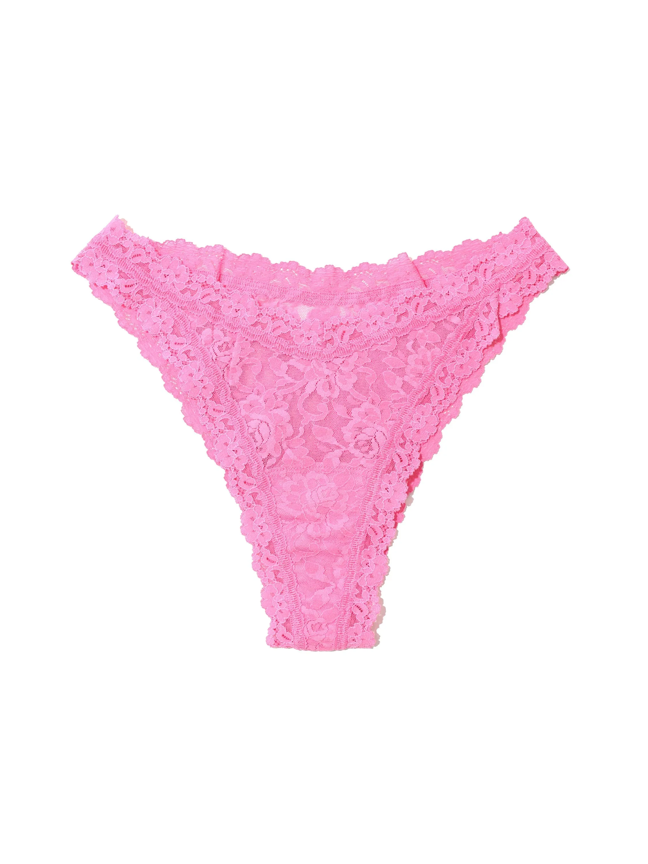 Signature Lace Tanga Taffy Pink sold by Hanky Panky product image thumbnail 5