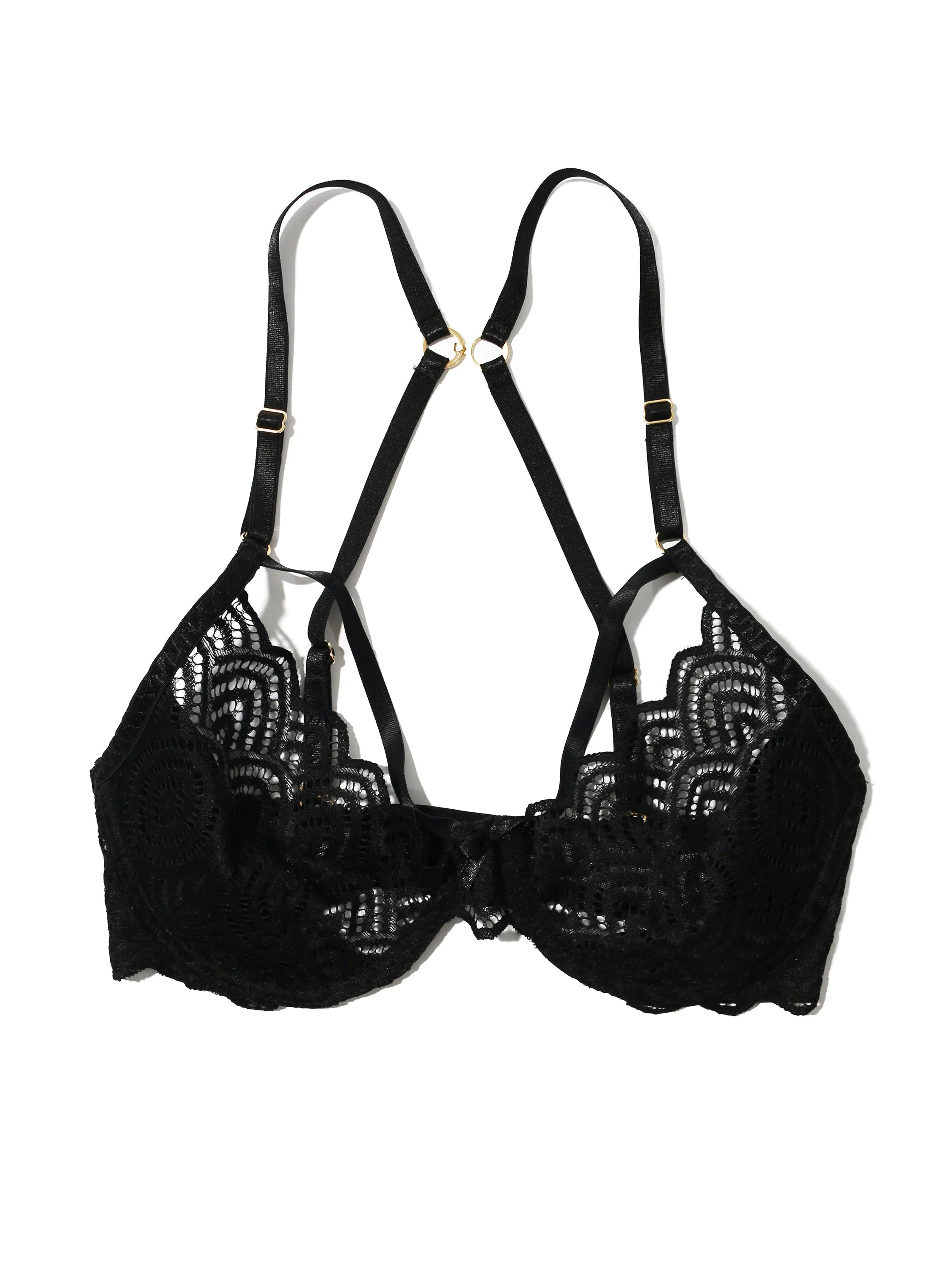 &oh™ Along The Lines Underwire Bra Black Sale sold by Hanky Panky product image thumbnail 5