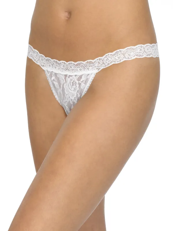Signature Lace® G-String White Sale sold by Hanky Panky