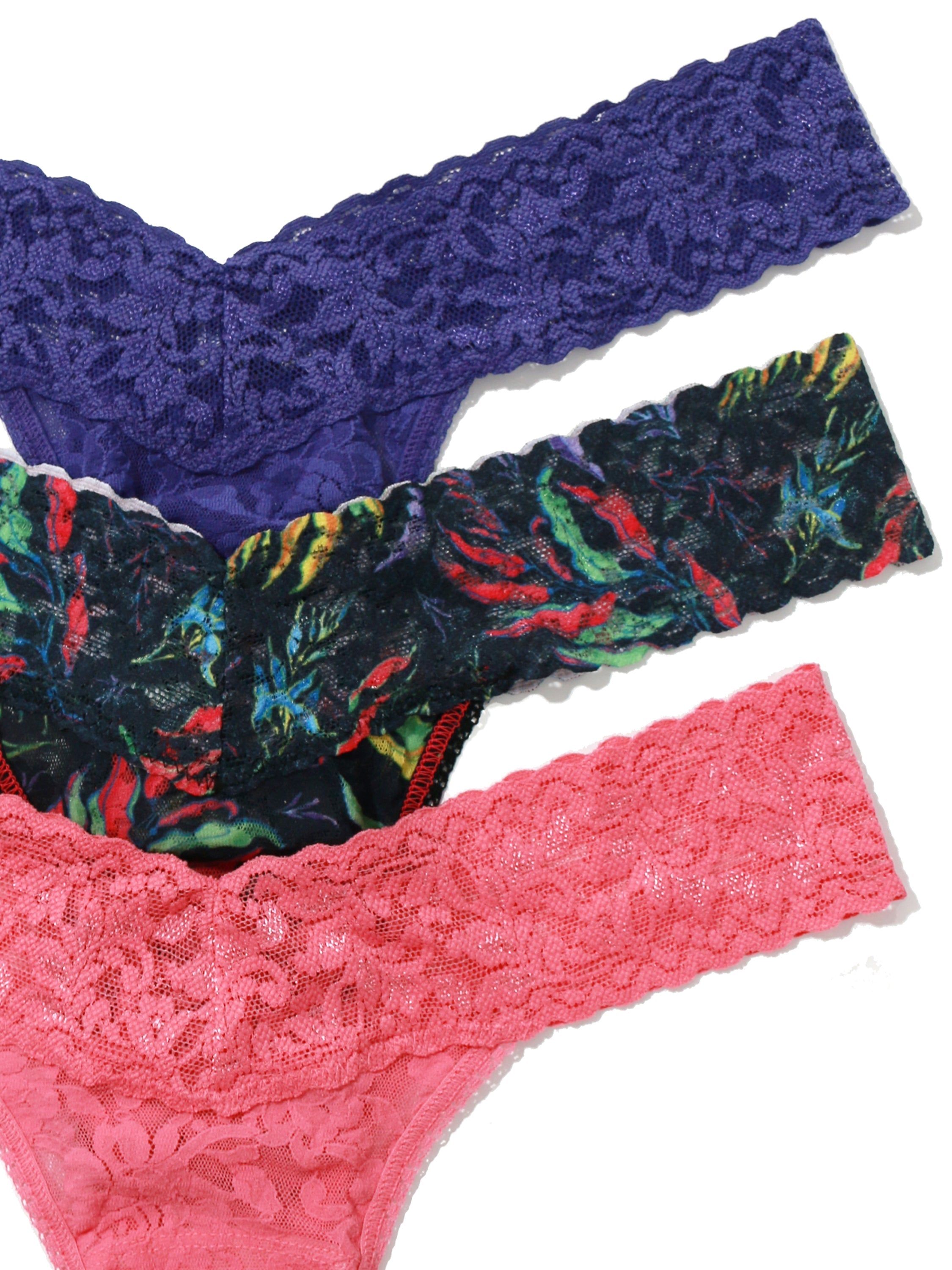 3 Pack Low Rise Thongs Floating sold by Hanky Panky product image thumbnail 2
