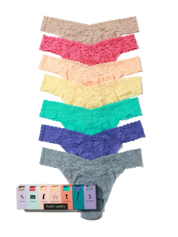 Days of the Week Plus Thong 7 Pack made by Hanky Panky