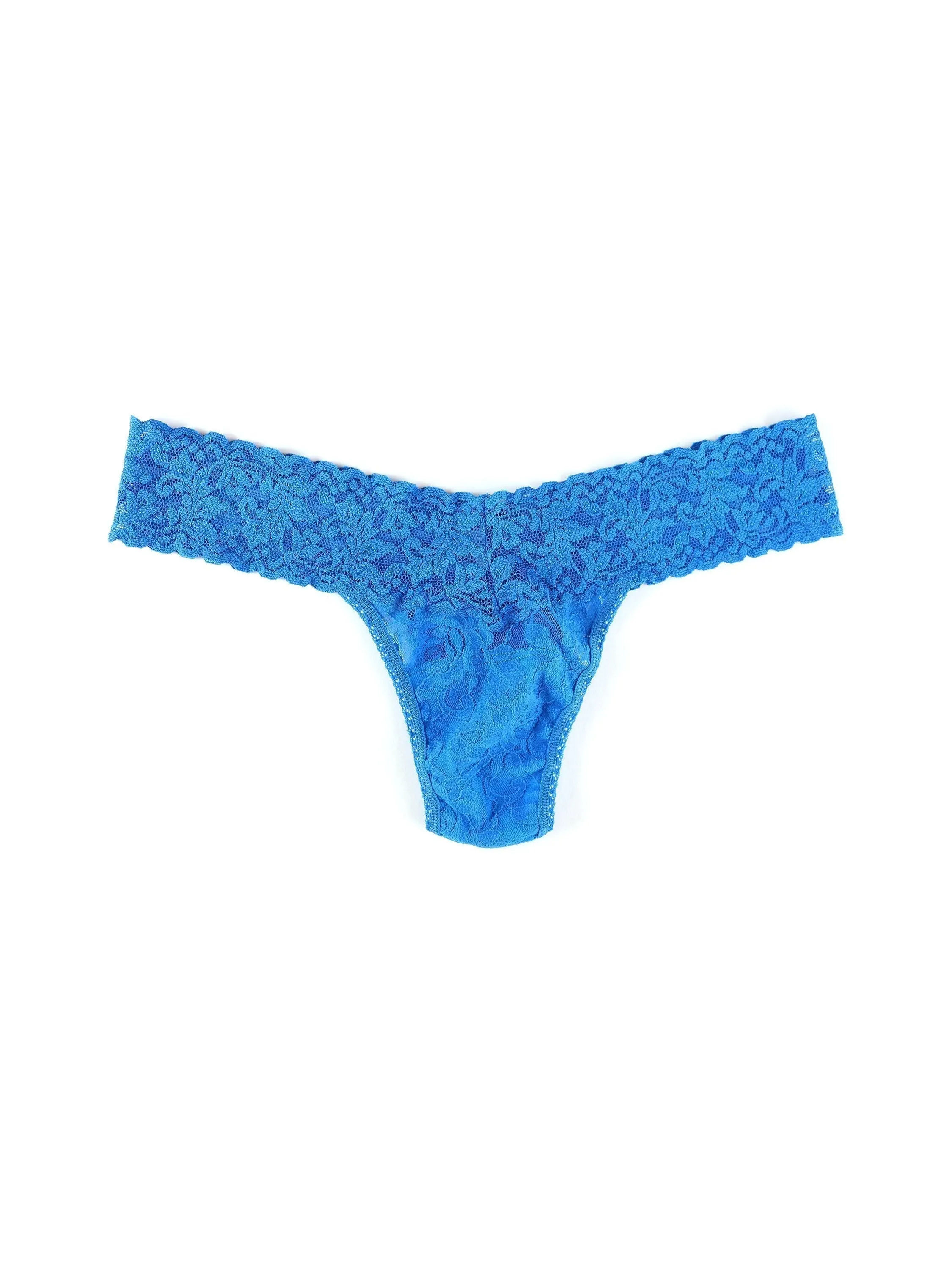 Signature Lace® Low Rise Thong Cerulean Blue sold by Hanky Panky product image thumbnail 2