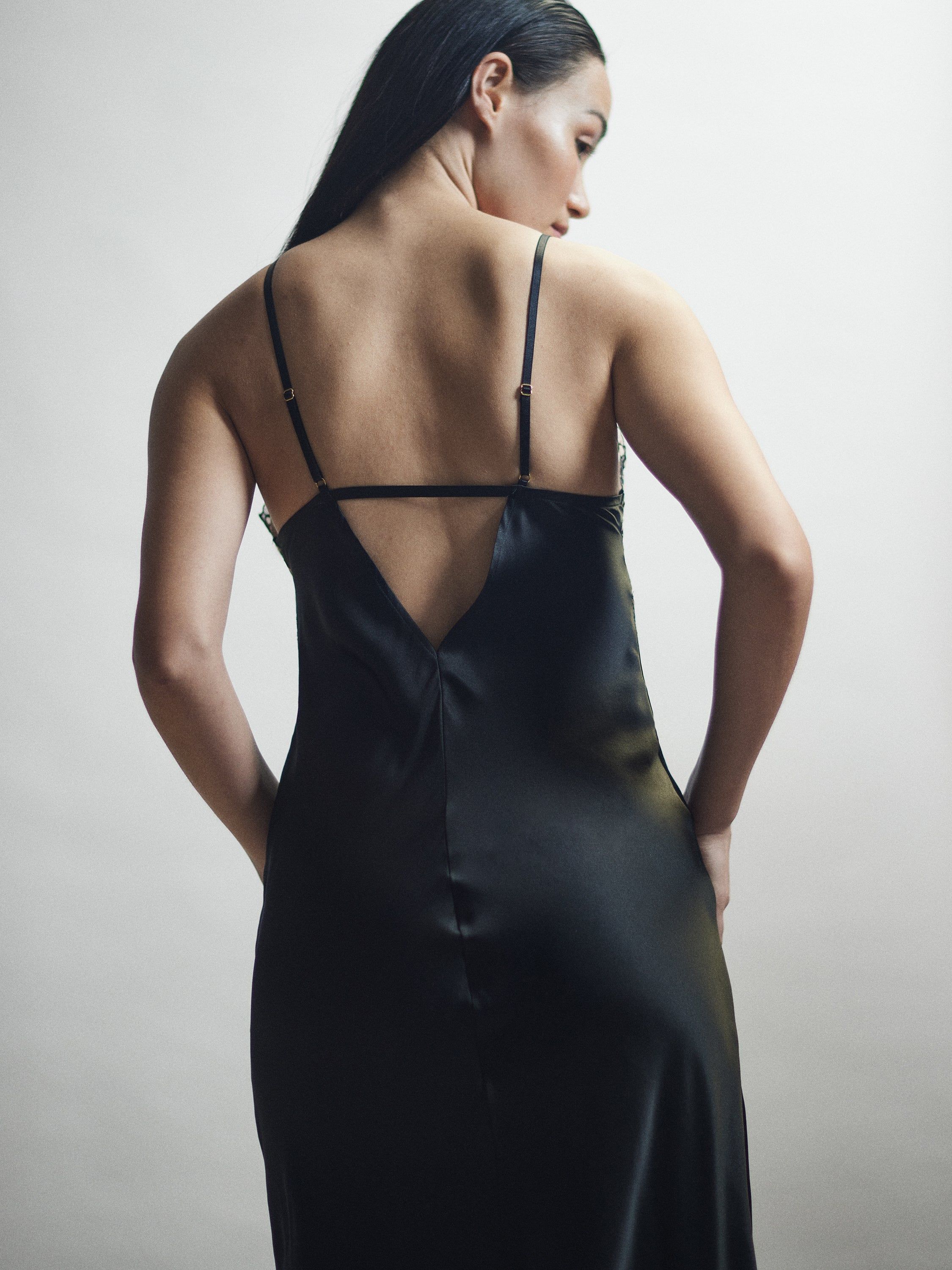 Prabal Gurung Rose Gold Slip Dresss sold by Hanky Panky product image thumbnail 3