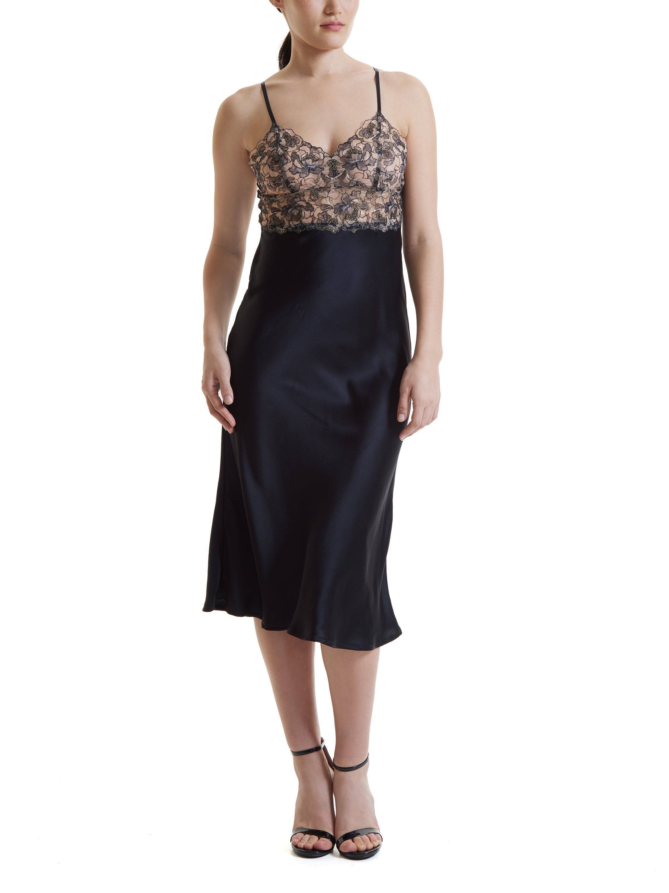 Prabal Gurung Rose Gold Slip Dresss sold by Hanky Panky product image thumbnail 7