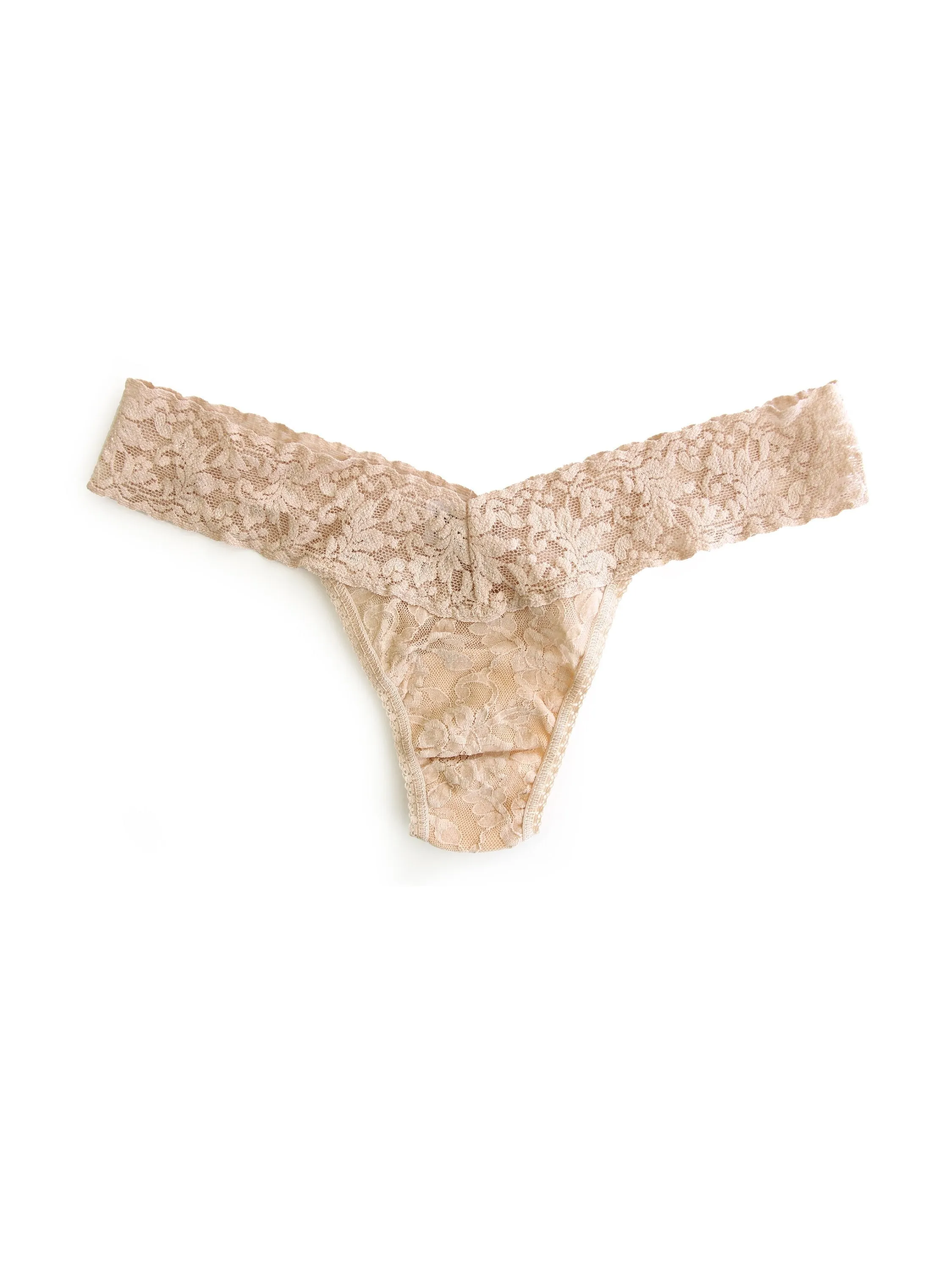Signature Lace® Low Rise Thong Chai sold by Hanky Panky product image thumbnail 4