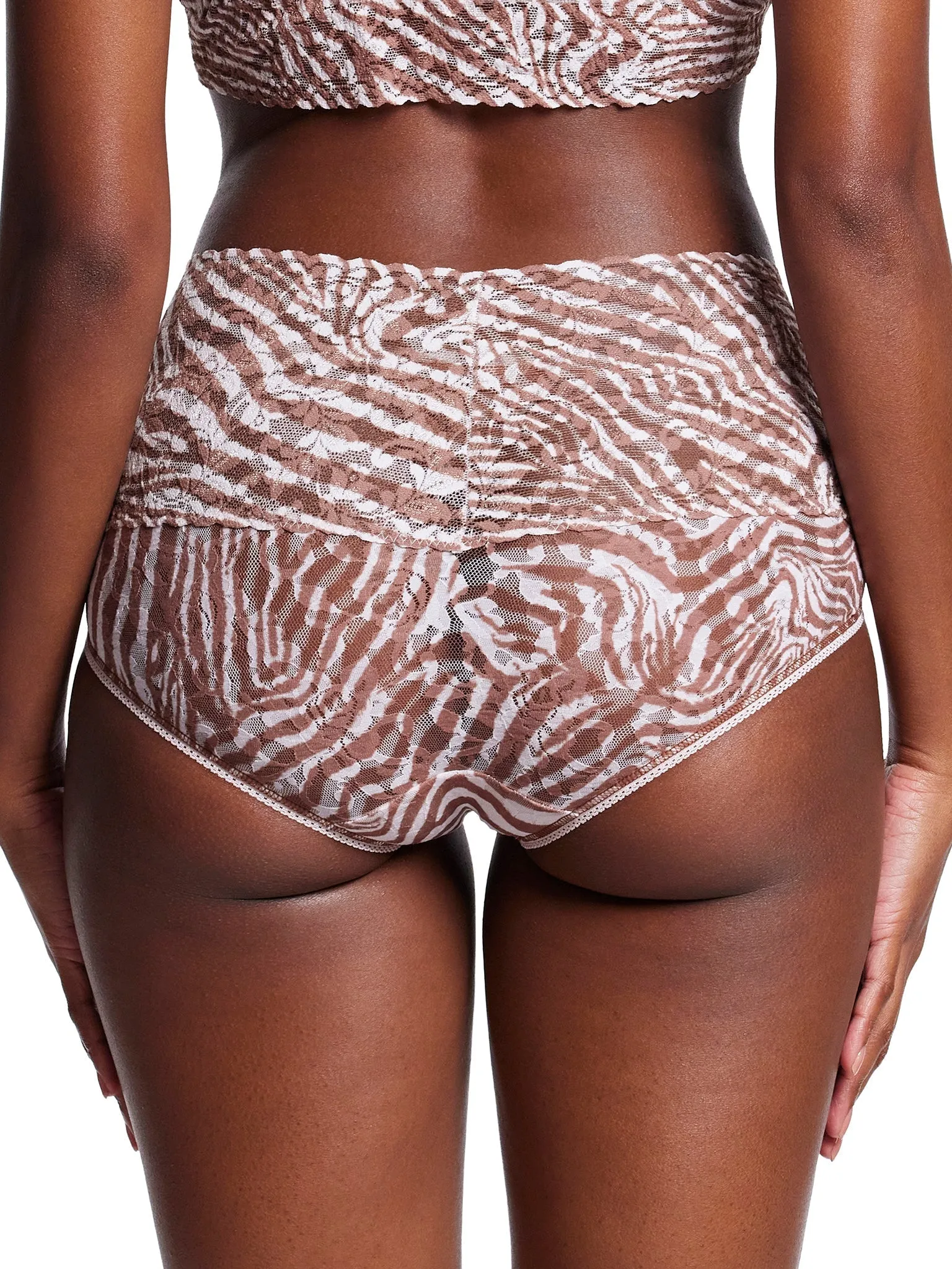 Printed Retro Lace V-Kini Hide And Seek Sale sold by Hanky Panky product image thumbnail 3