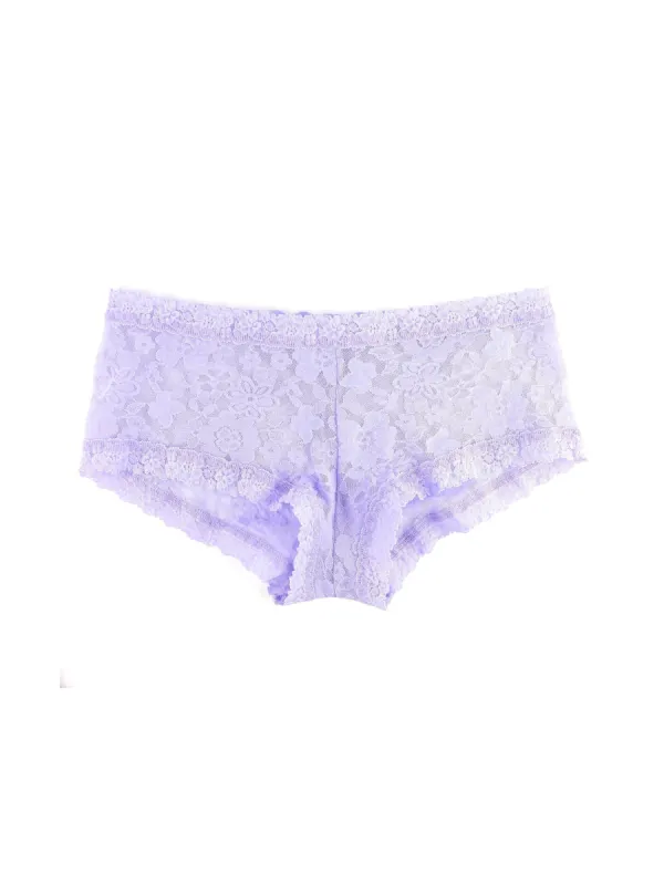 Daily Lace™ Boyshort Lilac Bloom sold by Hanky Panky