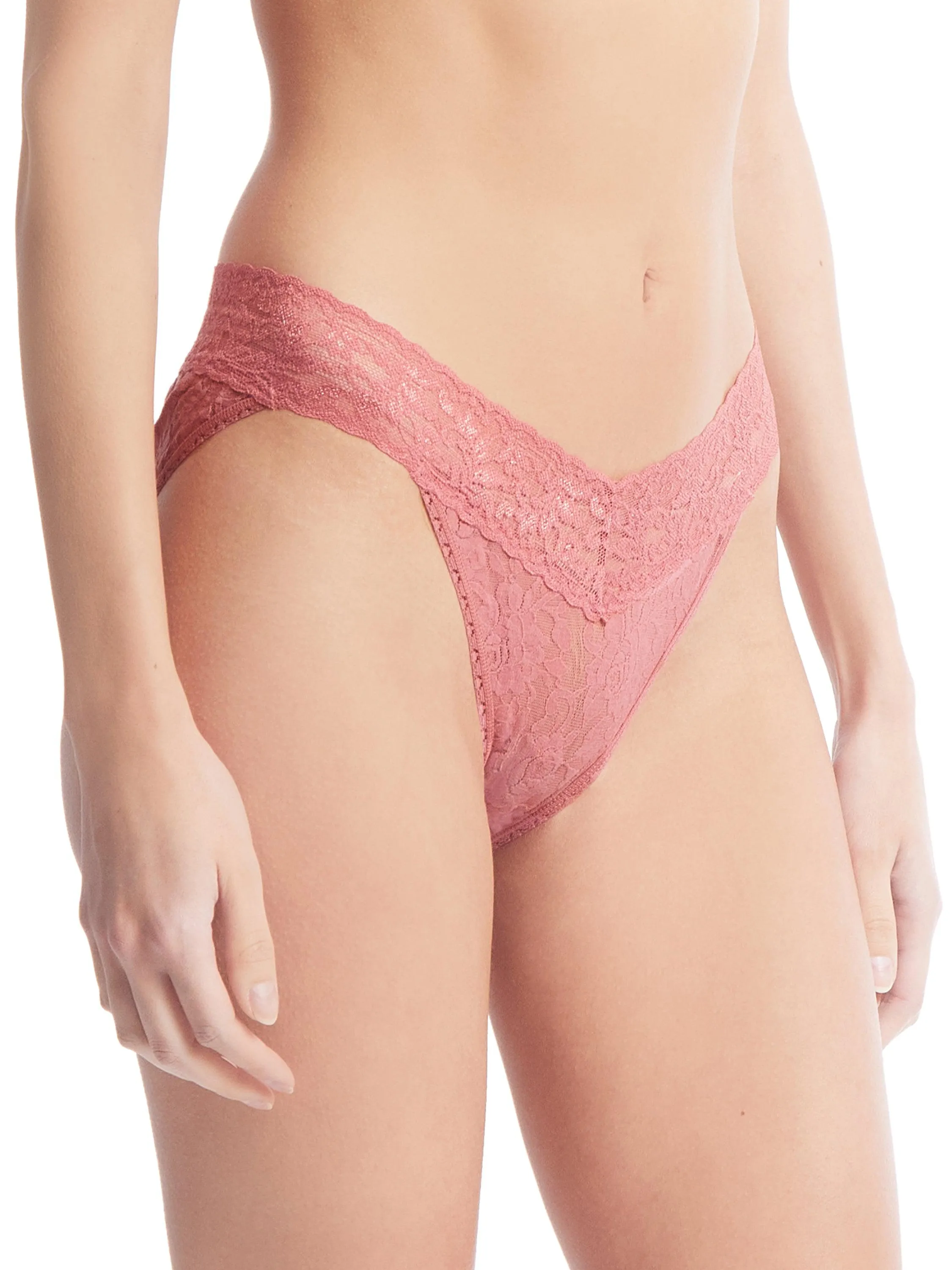 Signature Lace V-Kini Pink Sands sold by Hanky Panky product image thumbnail 2