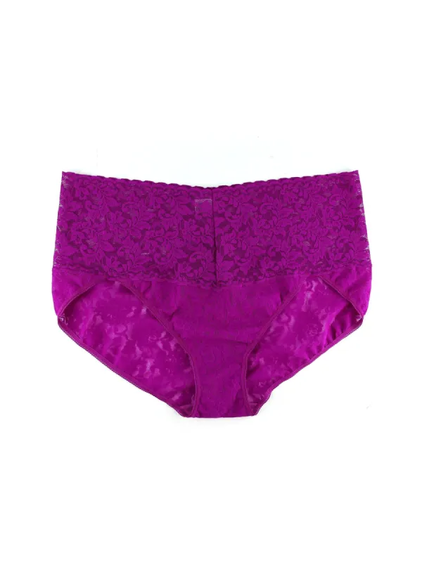 Plus Size Retro Lace V-kini Countess Pink Sale sold by Hanky Panky