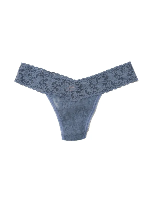 Petite Size Signature Lace Low Rise Thong Tour Guide Sale sold by Hanky Panky