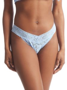 Daily Lace™ Original Rise Thong Fresh Air Blue Sale sold by Hanky Panky