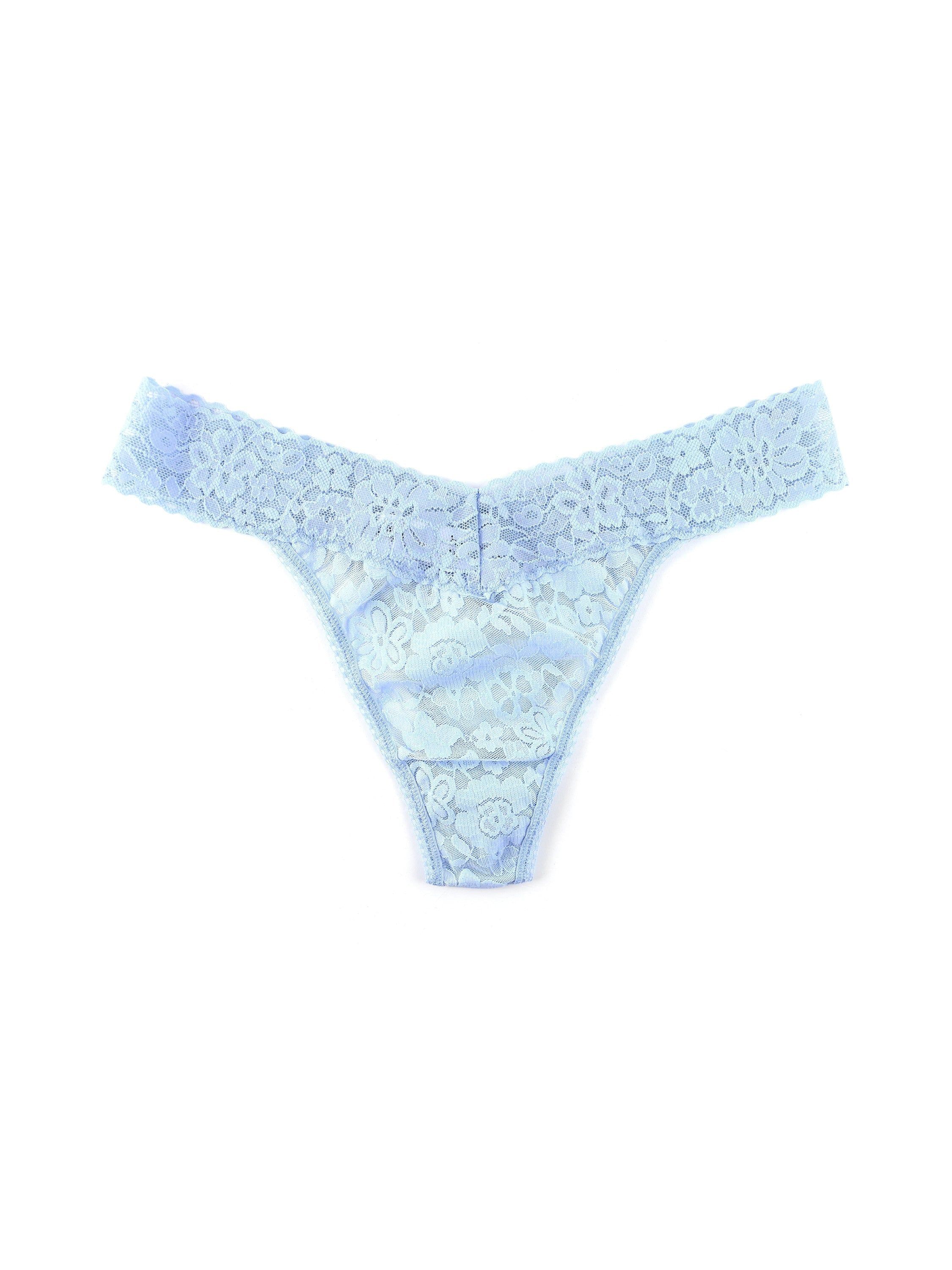Daily Lace™ Original Rise Thong Fresh Air Blue Sale sold by Hanky Panky