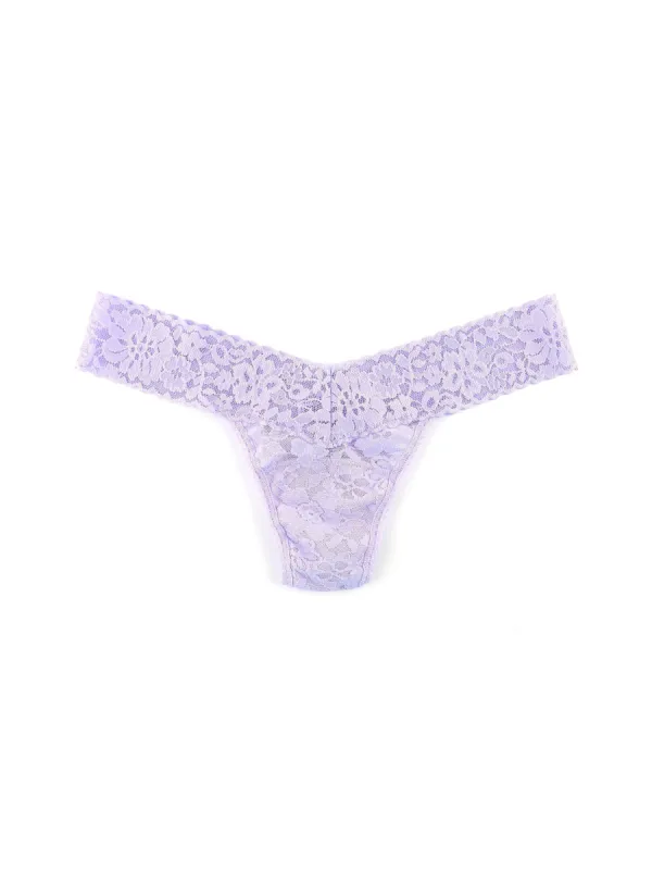 Daily Lace™ Low Rise Thong Lilac Bloom Purple sold by Hanky Panky