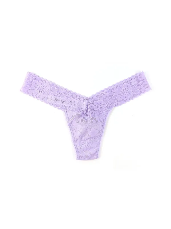 Daily Lace™ Low Rise Thong Moon Crystal Purple Sale sold by Hanky Panky
