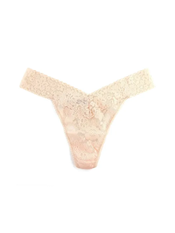 Daily Lace™ Original Rise Thong Vanilla Sale sold by Hanky Panky