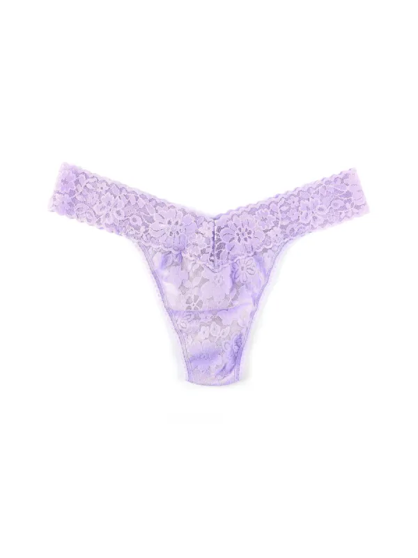 Daily Lace™ Original Rise Thong Moon Crystal Purple Sale sold by Hanky Panky