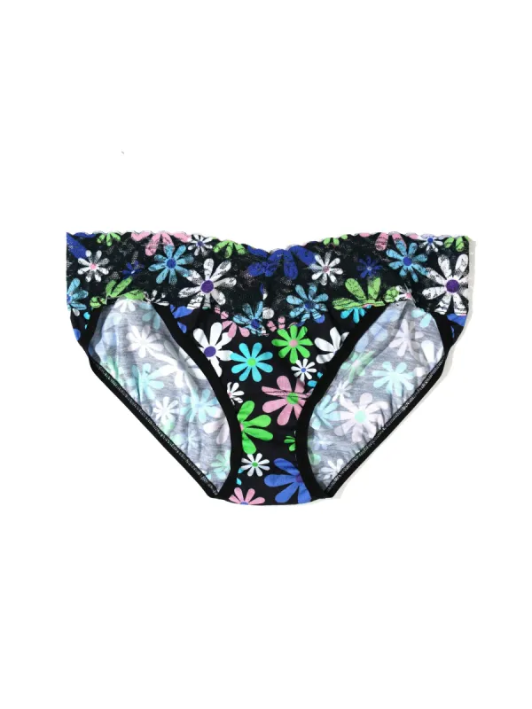 Printed Supima® Cotton V-kini sold by Hanky Panky
