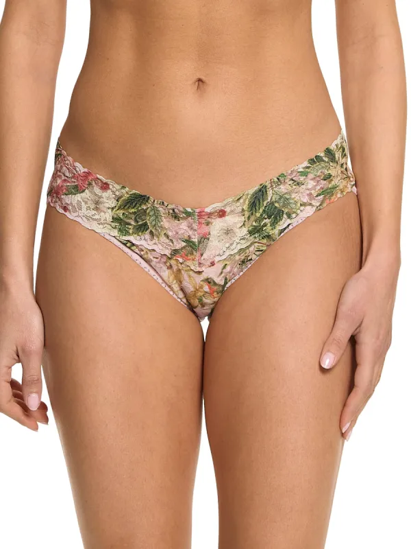 Printed Signature Lace V-Kini French Garden Sale sold by Hanky Panky