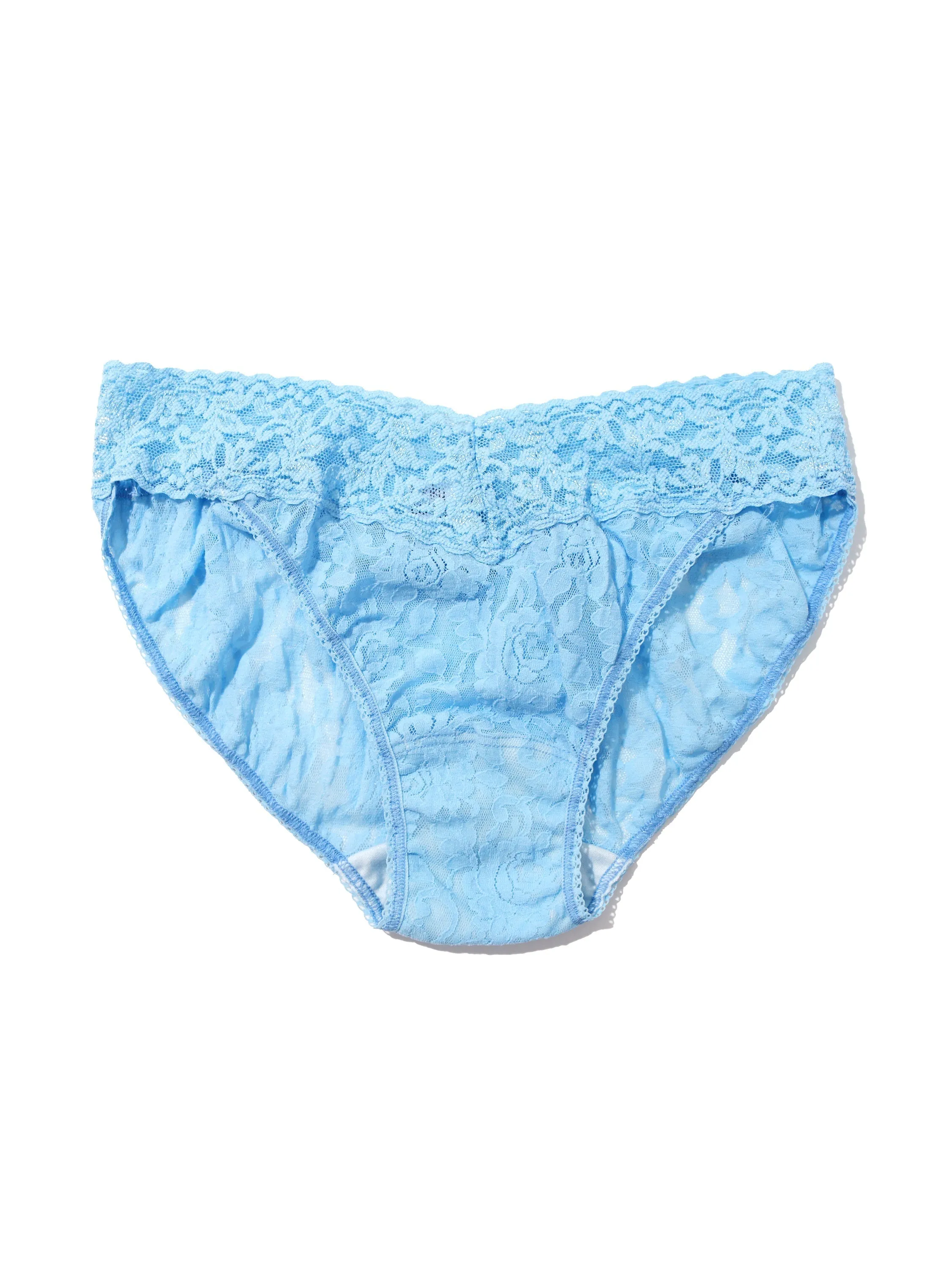 Signature Lace V-Kini Partly Cloudy Blue Sale sold by Hanky Panky