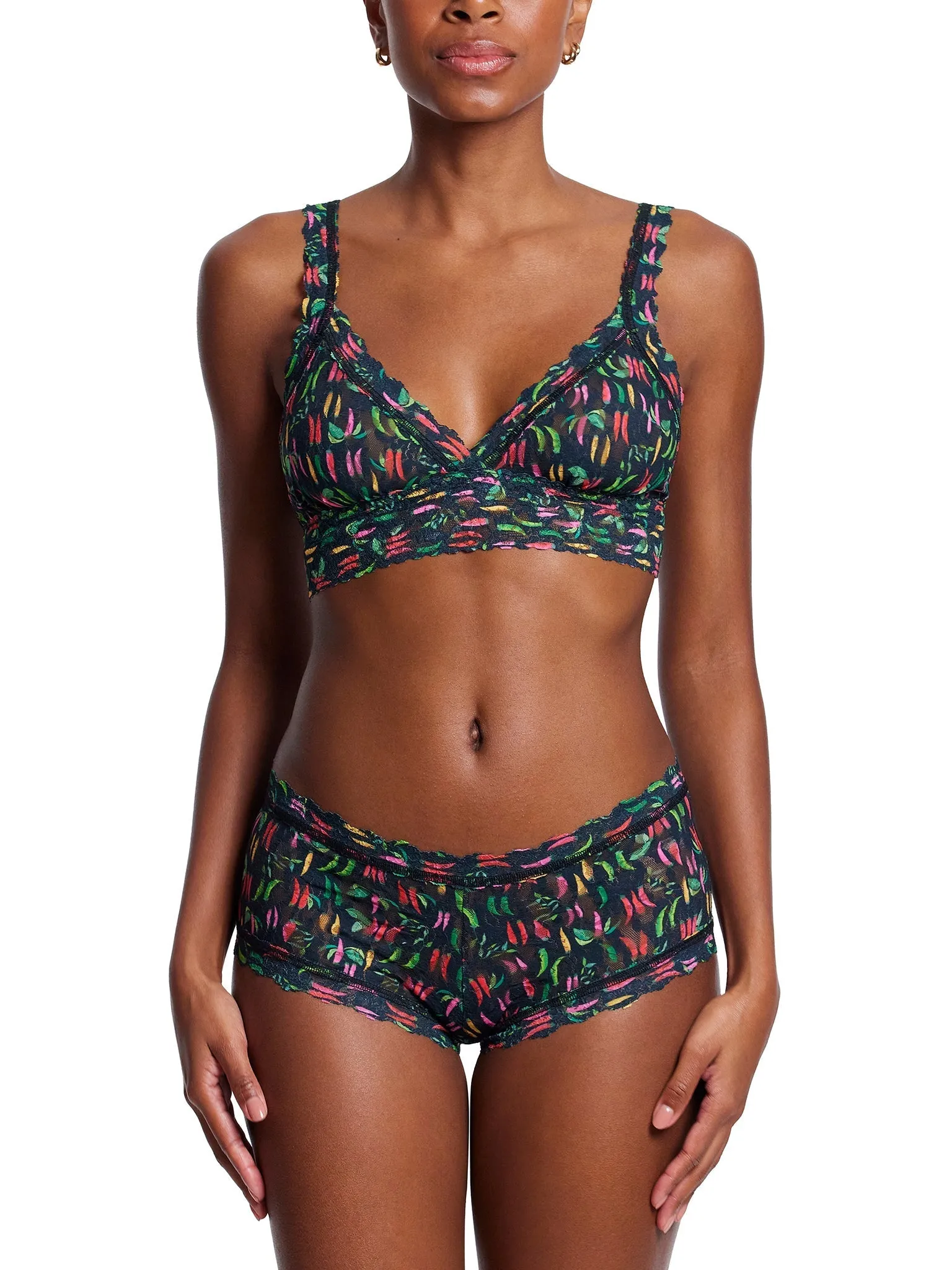 Printed Signature Lace® Boyshort Extra Spice sold by Hanky Panky product image thumbnail 4