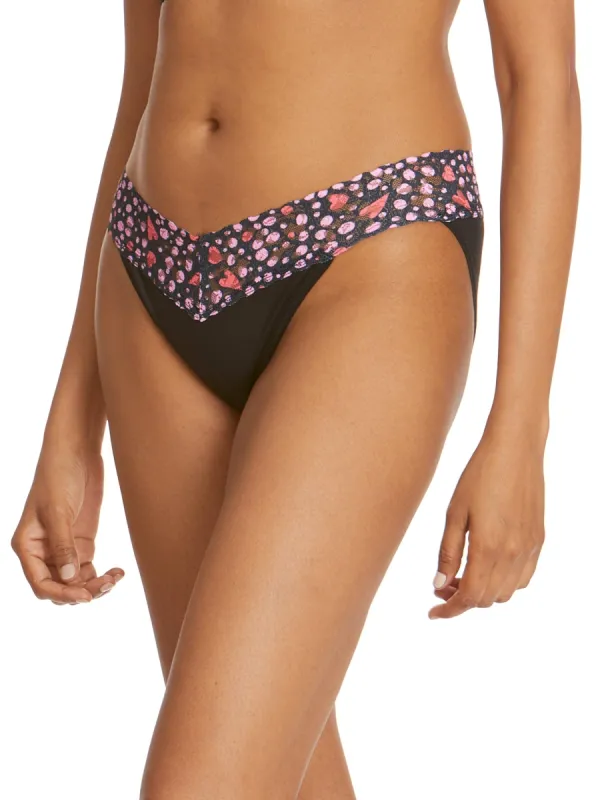 Supima® Cotton V-kini with Contrast Trim Sale sold by Hanky Panky