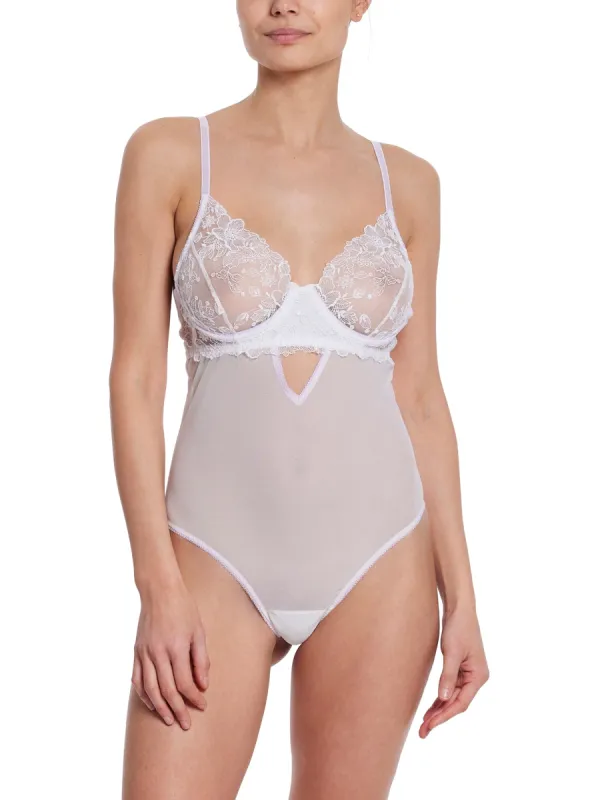 &oh™ In Full Bloom Bodysuit Opal White Sale sold by Hanky Panky