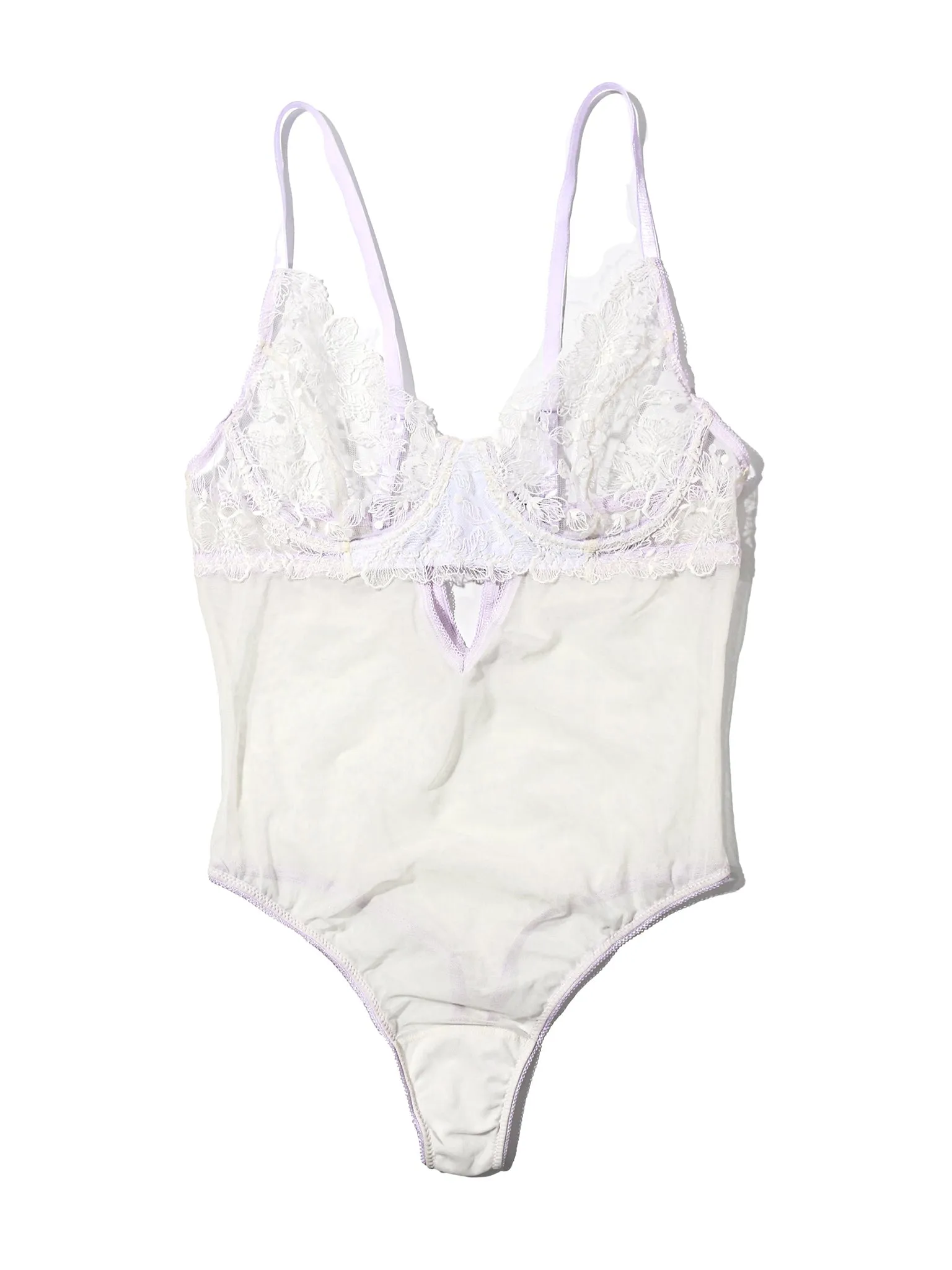&oh™ In Full Bloom Bodysuit Opal White Sale sold by Hanky Panky product image thumbnail 2