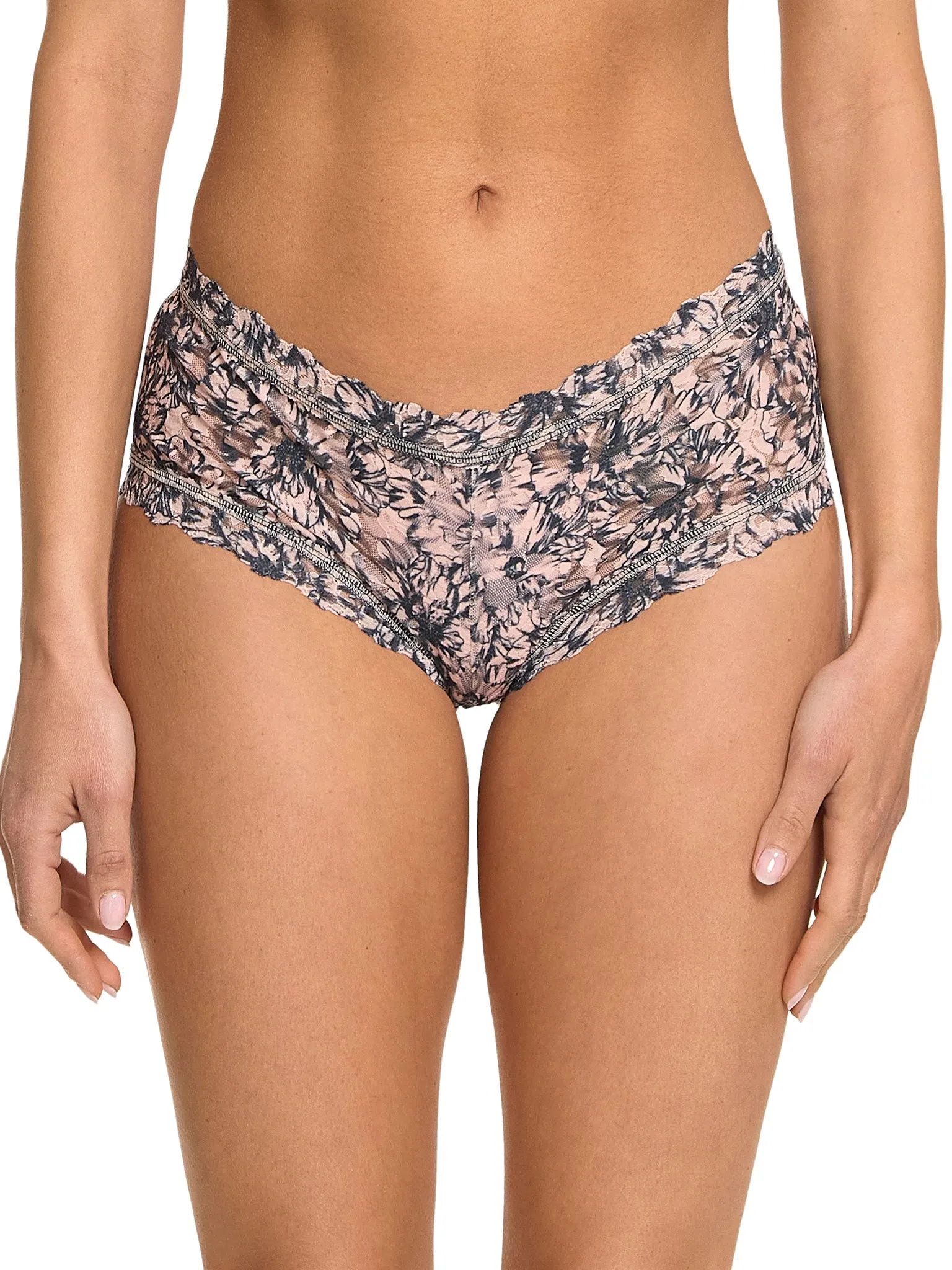 Printed Signature Lace® Boyshort Outline Sale sold by Hanky Panky