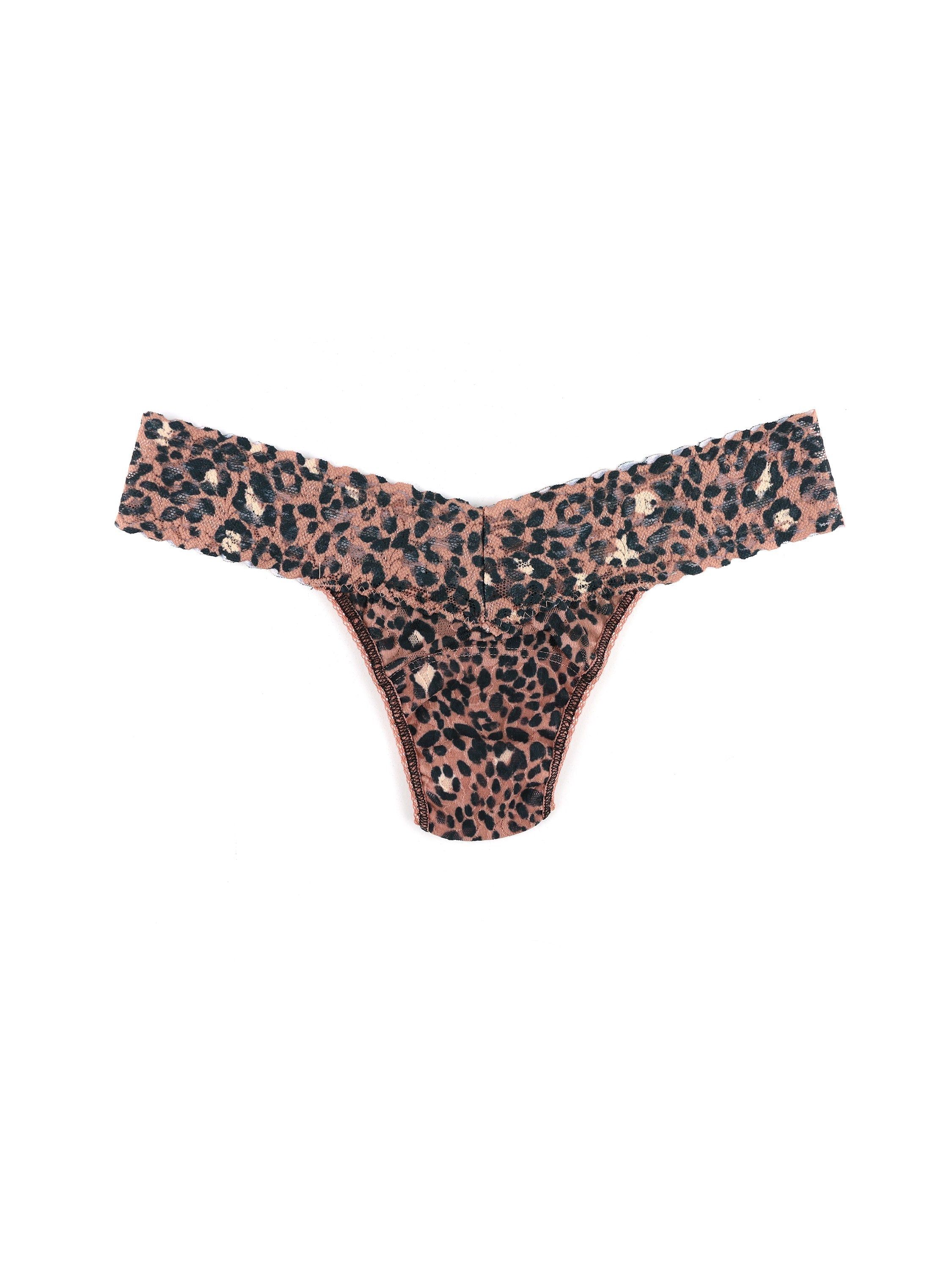 Printed Signature Lace Low Rise Thong Instinct sold by Hanky Panky