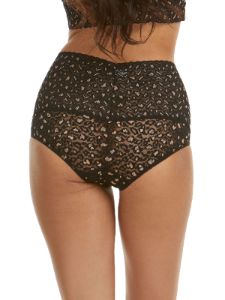 Cross Dyed Leopard Retro V-Kini sold by Hanky Panky