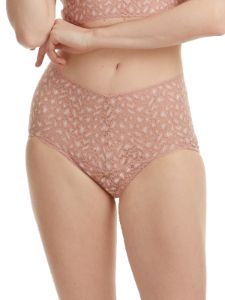 Cross Dyed Leopard Retro V-Kini sold by Hanky Panky