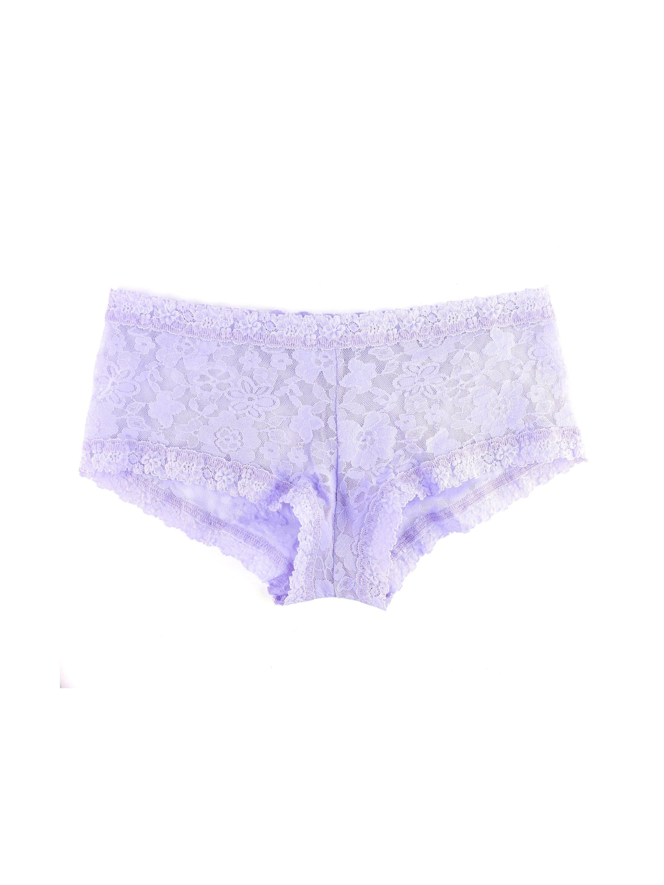 Daily Lace™ Boyshort Lilac Bloom sold by Hanky Panky