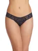Signature Lace® Low Rise Thong Navy sold by Hanky Panky