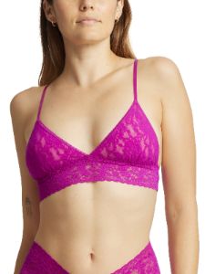 Signature Lace Padded Triangle Bralette Sale sold by Hanky Panky