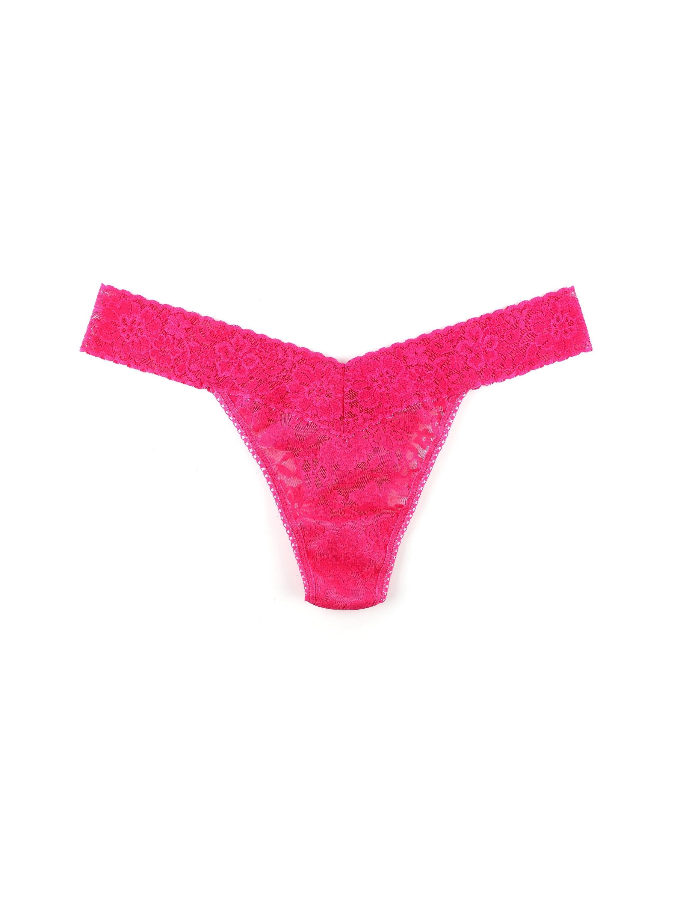 Daily Lace™ Original Rise Thong Starburst Pink Sale sold by Hanky Panky