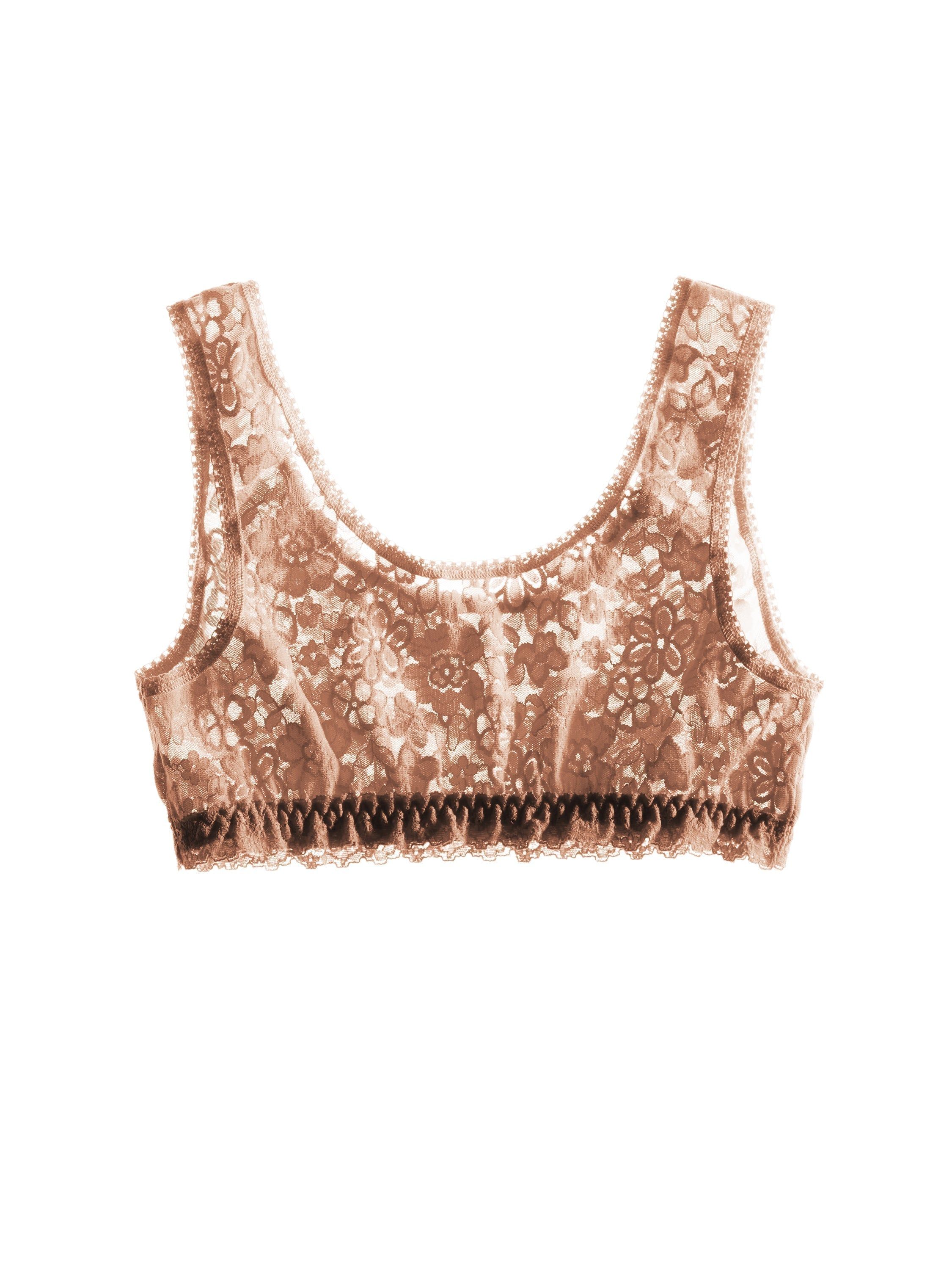Daily Lace™ Lined Scoopneck Bralette Taupe Sale sold by Hanky Panky product image thumbnail 4
