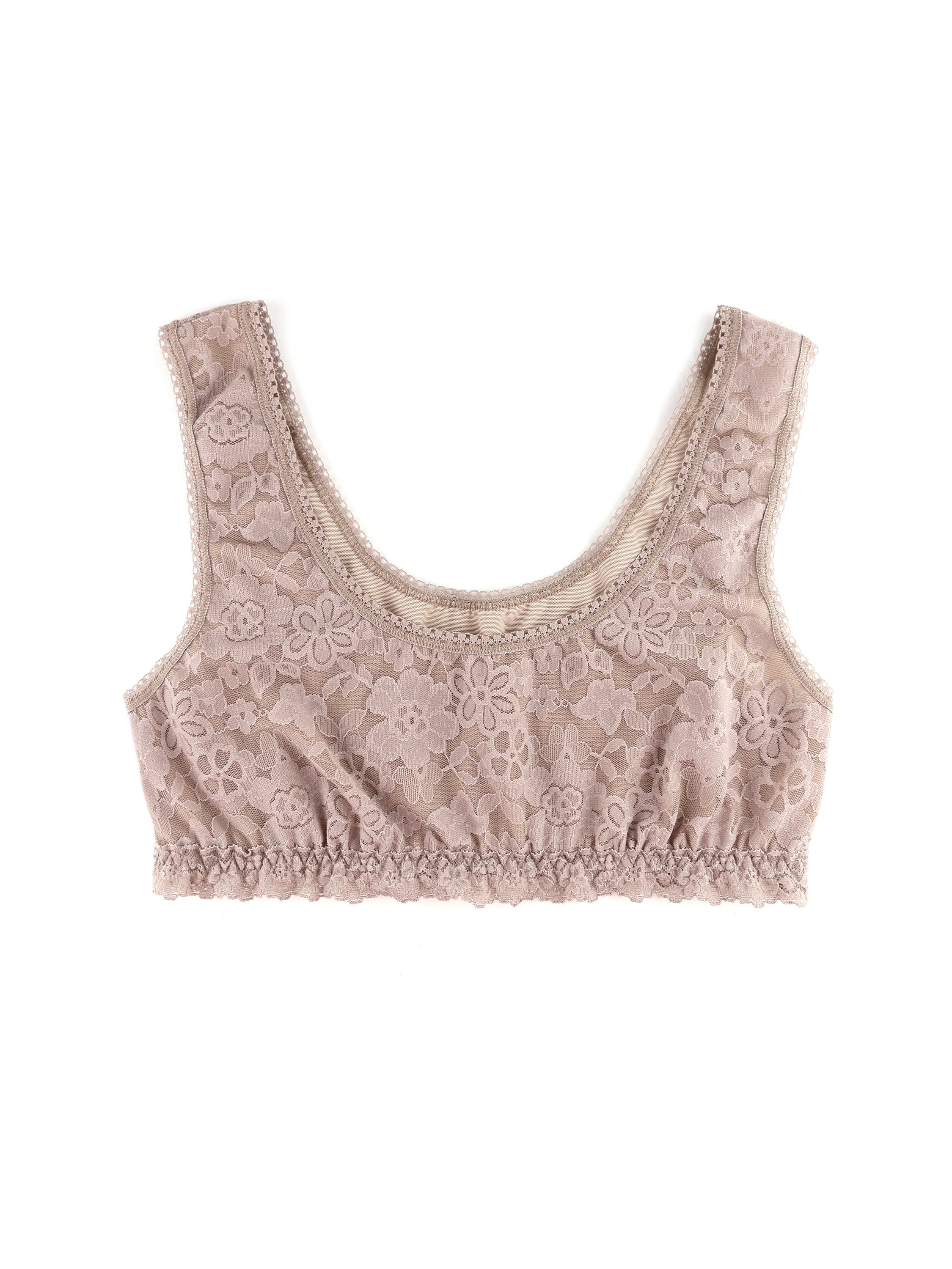 Daily Lace™ Lined Scoopneck Bralette Taupe Sale sold by Hanky Panky