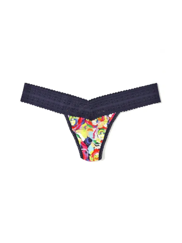 Printed DreamEase® Low Rise Thong Tales of Wonder Sale sold by Hanky Panky