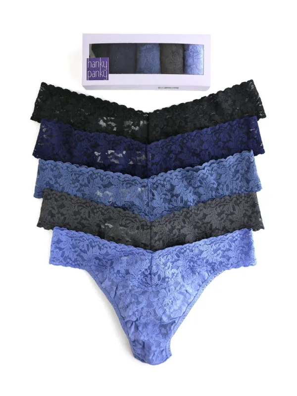 5 Pack Original Rise Thongs sold by Hanky Panky